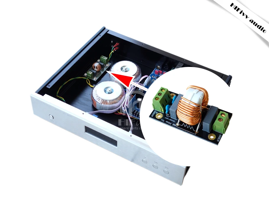 HiFi Placa De Filtro De Energia EMI Para Amplificador De Áudio DAC AMP CD TV DIY Kits 2A 4A 18A