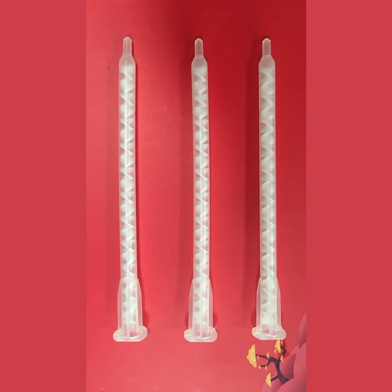 

10PCS A621L glue mixer MA6.3-21L mixing mouth AB glue series tube nozzle with length 153mm dispensing accessories and supplies
