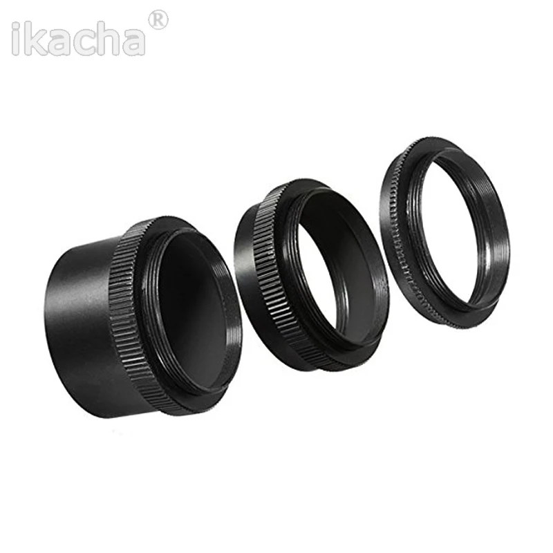 Macro Extension Tube Ring for M42 42mm Screw Mount Set for Film / Digital SLR Includes 3 Extension Tubes-9mm/16mm/30mm Adapters