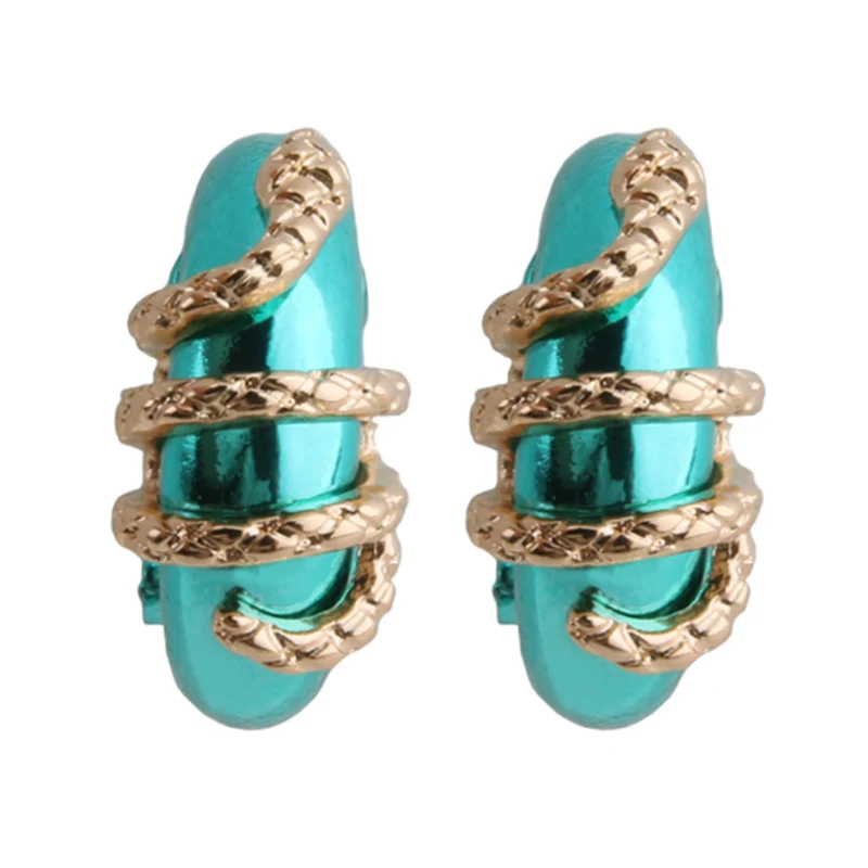 NeeFu WoFu Drop Snake Earring for Woman Copper Ear Ring Large Brinco Accessories Oorbellen Earrings wholesale jewelry gift