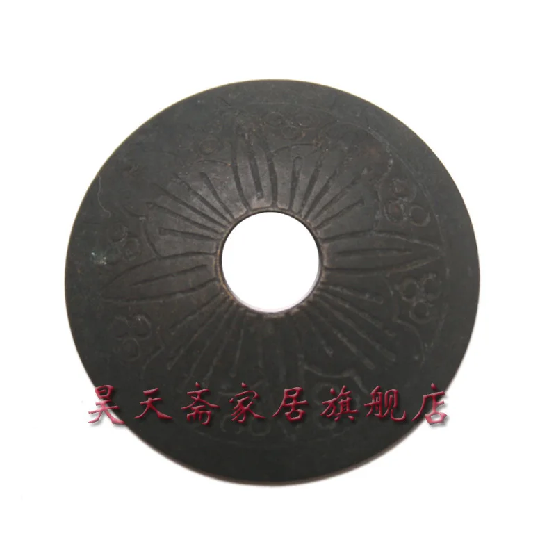 

[Haotian vegetarian] antique copper gasket 3.5cm / Antique Hardware Antique furniture HTI-022