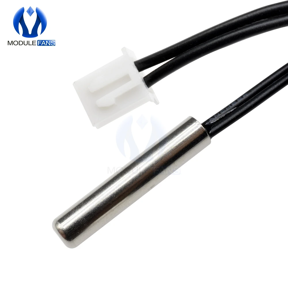 W1209 0,3 m 0,5 m 1m 2m 3m Wasserdichte Ntc Genauigkeit Temperatur Sensor 10K 1% 3950 draht Kabel Sonde Für Arduino W1401 – Detail 3