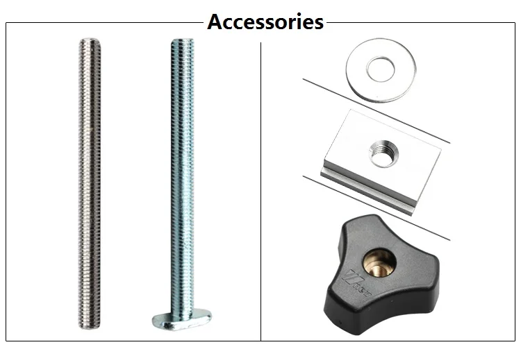 Diy Alat Cepat Bertindak Tahan Klem Set Tahan Perangkat untuk T-Track T-Slot