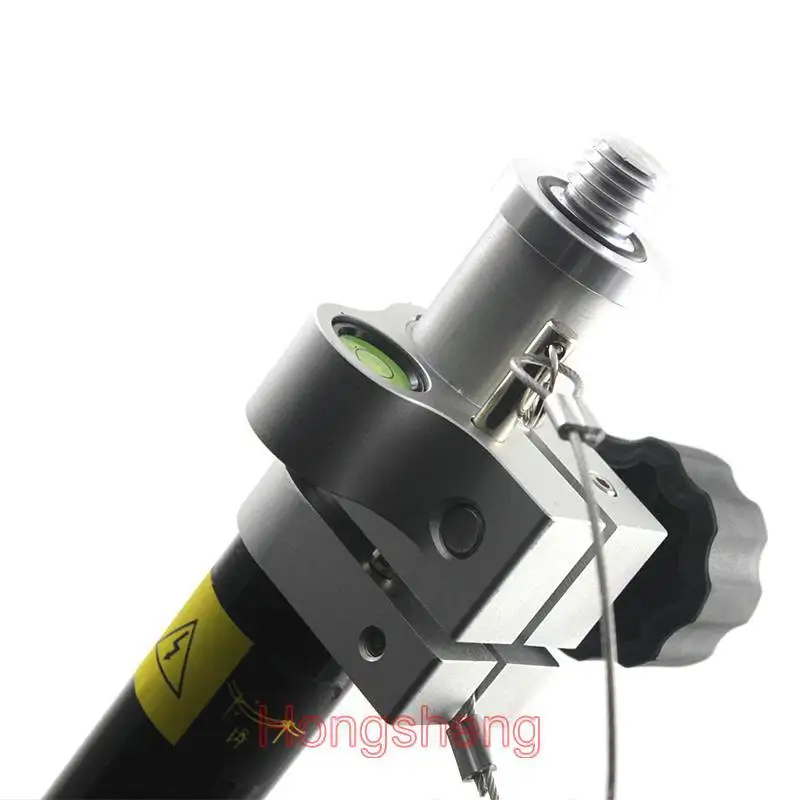 Telescopic Carbon Fiber Prism GPS Pole Total Station Surveying