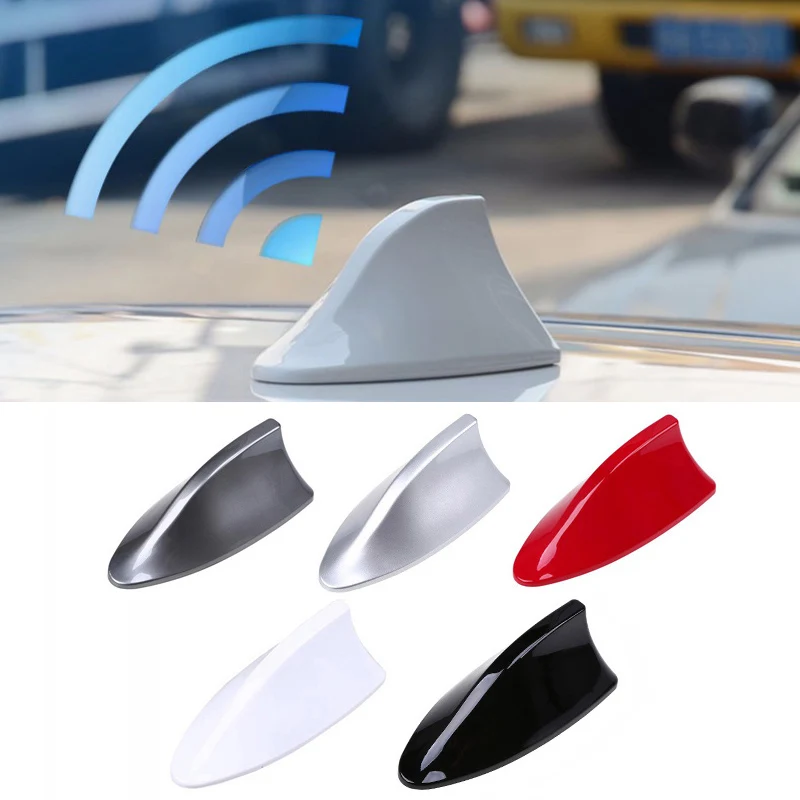 1x Car Radio Shark Fin Car Shark Antenna Radio FM Signal Design For Renault Koleos Megane Scenic Fluence Laguna Velsatis