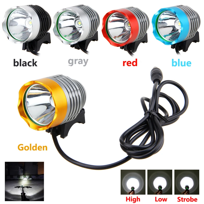 Alleen Lamp! 2500LM Led Voorkant Fietslicht 3 Modes Bike Koplamp Voor Fietsen Camping