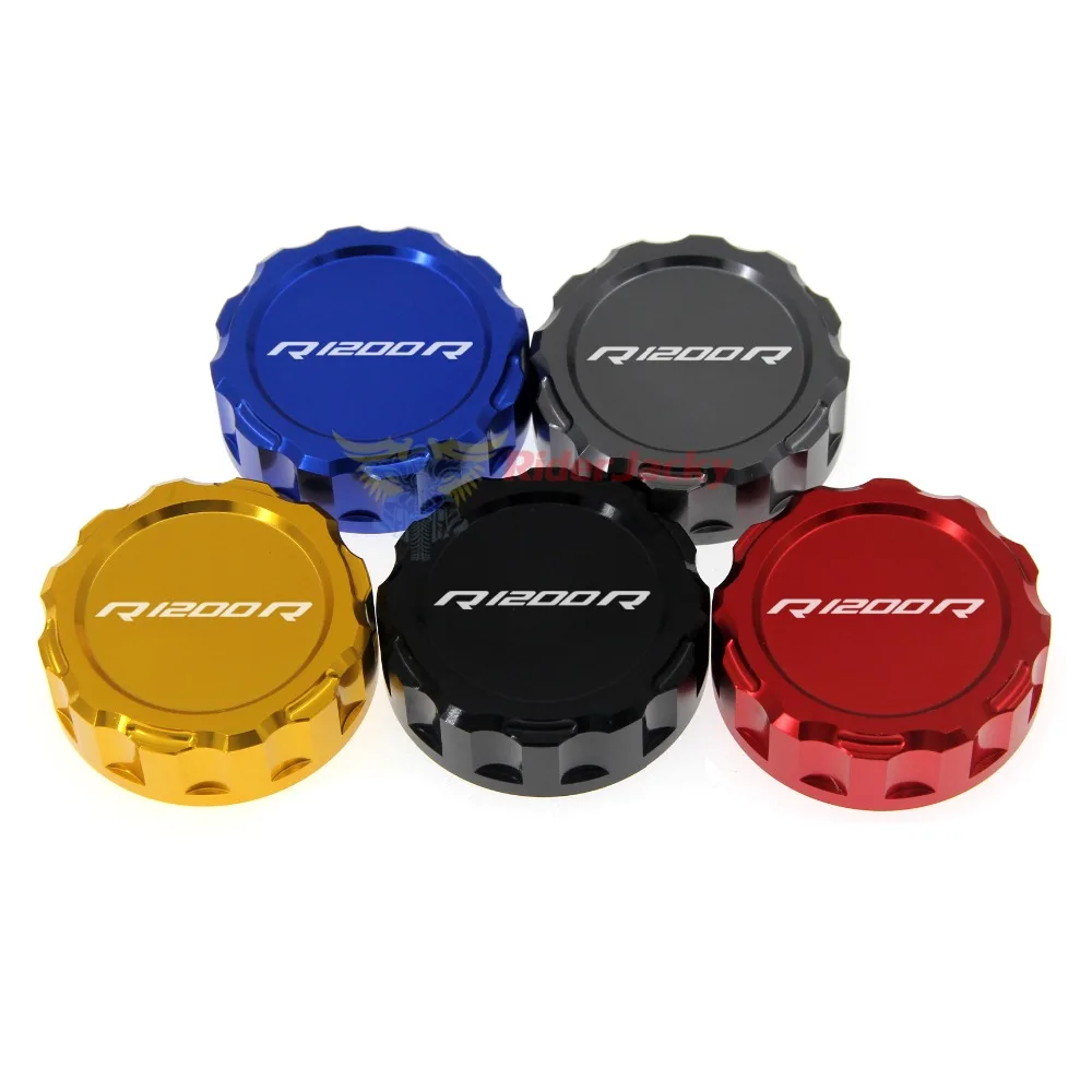 CNC Motorcycle Rear Brake Master Cylinder Reservoir Cover Cap For BMW R1200R R1200 R R 1200 R 2006-2015 2010 2011 2012 2013 2014