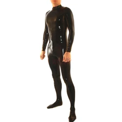 Latex Tights Bodysuit Catsuit Zentai Custom-Made no Rear zipper Neck Entrance  available Crotch Zipper