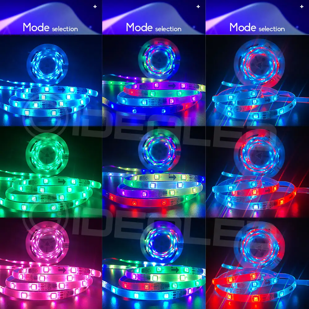 Home smart wifi Color LED Strip Lights,Smart Wireless LED Controller Work with Alexa,Google Assistant,Android iOS,APP
