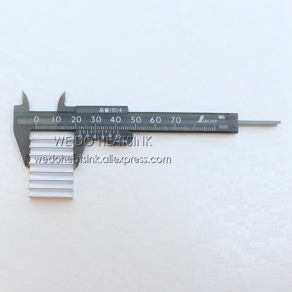 WE DO HEATSINK 100pcs 22x30x8mm Aluminum Heatsink Cooler For IC CPU AMD With Thermally Conductive Adhesive Transfer Tape Pads