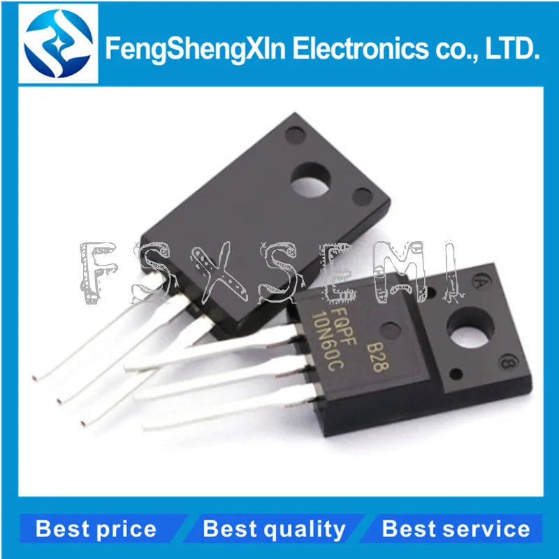 10pcs/lot FQPF10N60C TO-220F 10N60C 10N60 TO220 FQPF10N60 MOSFET transistor