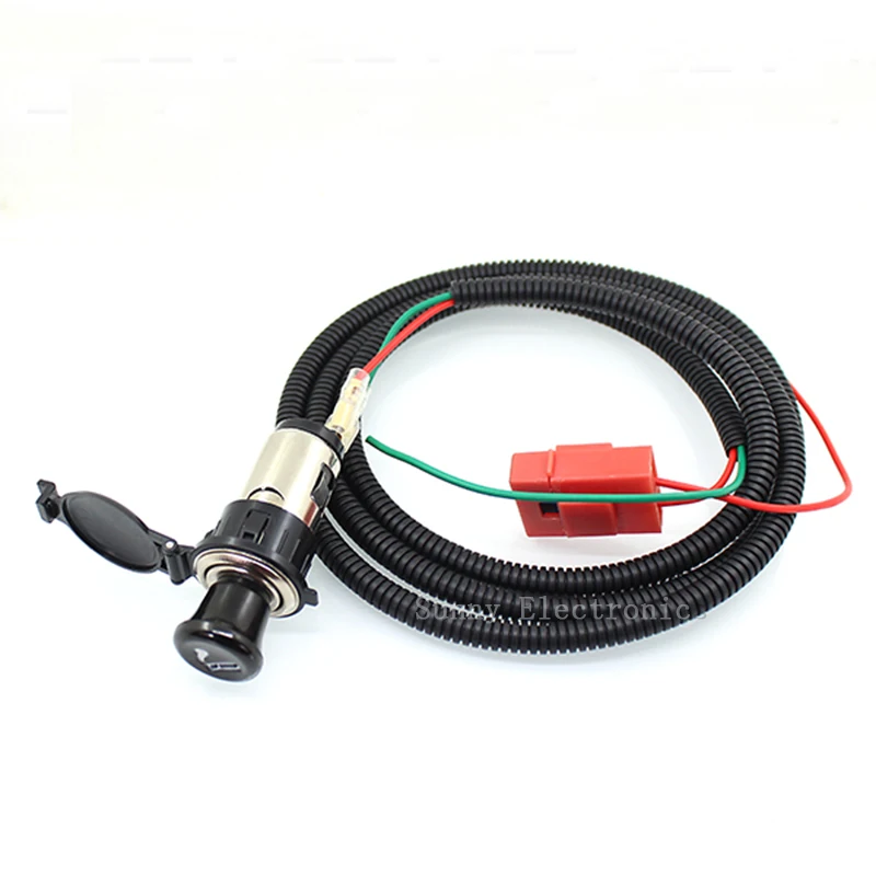 12V Auto Car Power Plug Socket Output 20mm Automatic Cigarette Lighter Ignition  Replacement Plug & Socket Assembly