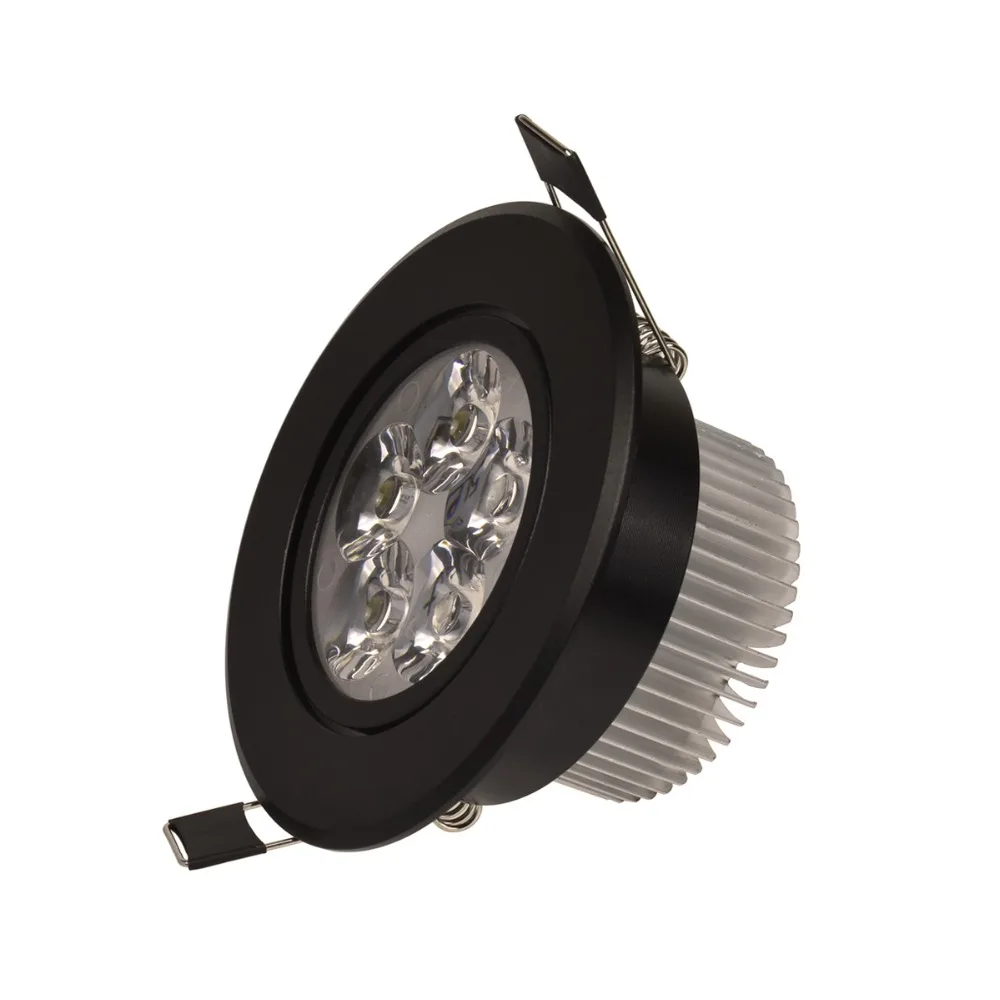 9W 12W 15W black downlights led Spot Light dimmable 110V 220V