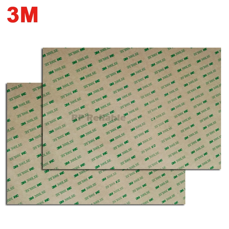 A4 Size,10 sheets High bonding strength 3M 300LSE Double Sided Adhesive Heavy Duty for Most Surface Foam Metal Like A4 (21cmx29)