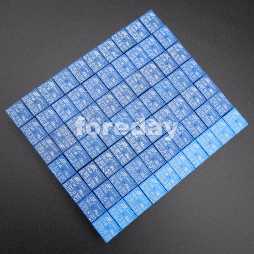 400PCS All KINDS SONGLE Power Relay SRD PCB 5 Pins BLUE 5V 12V 24V SPDT SRD-05VDC-SL-C SRD-12VDC-SL-C SRD-24VDC-SL-C *FD361-367