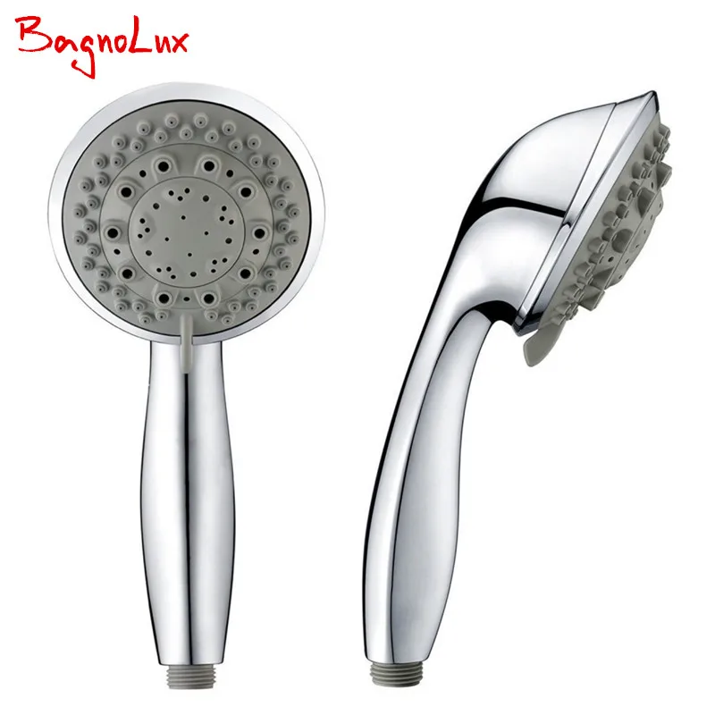 

Portable Wholesale Newly High Quality Bathroom 7 Function Round Style Wall Mounted Water Saving Rain Hand Shower Head SH-7-20011