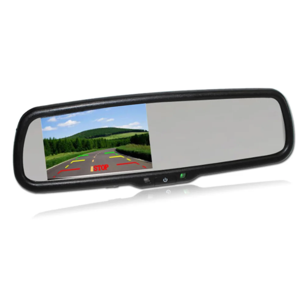 

4.3' Inch Parking Rearview Mirror Monitor Car Mounting Bracket And Anti Dazzing for honda crv odyssey elysion crosstour