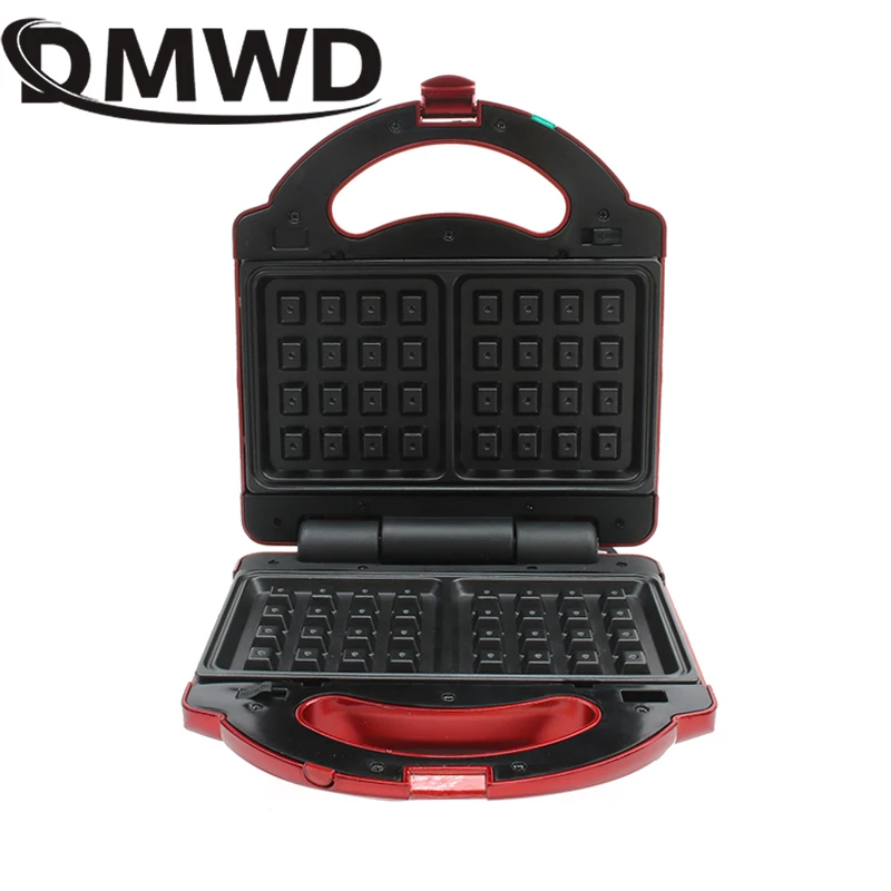 Wielofunkcyjne elektryczne jajka gofrownica pączek maszyna do ciasta orzechowego Panini Sandwich Pancake Iron 8 wymiennych talerzy misa na grilla ue