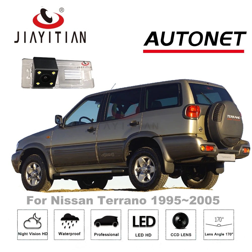 JiaYiTian Rear View Camera For Nissan Terrano 1995~2005 4LEDS CCD Night Vision Reversing Parking Assistance  Backup Cameras