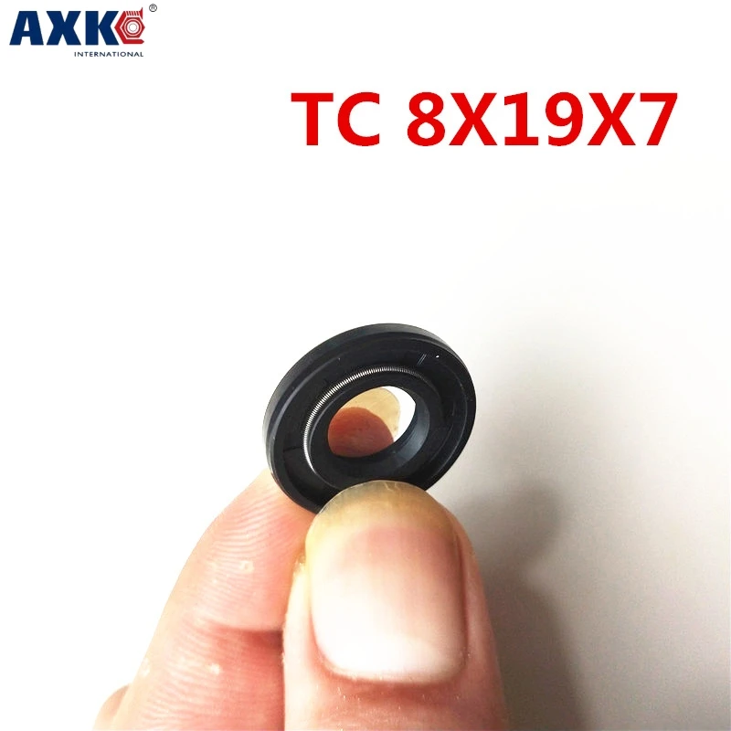 

10pcs AXK 8x19x7 TC8x19x7 NBR Skeleton Oil Seal 8x19x7 Seals AXK high-quality Seals 8*19*7 Radial shaft seals