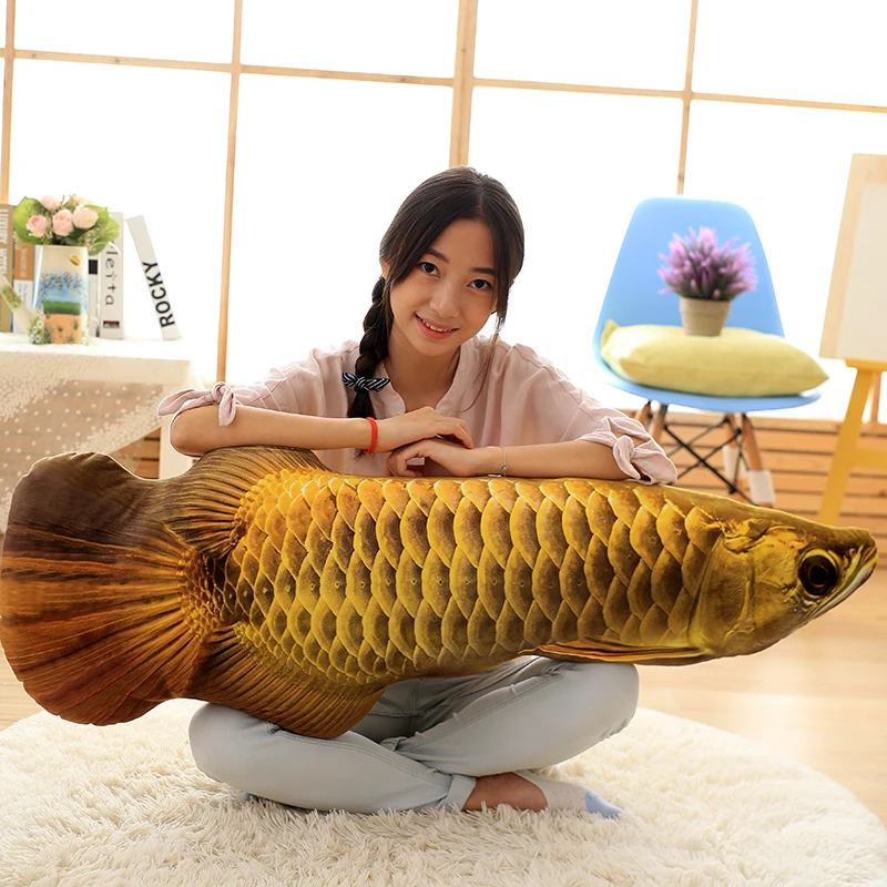 large 120cm simulation fish plush doll soft throw pillow toy home decoration gift h2831