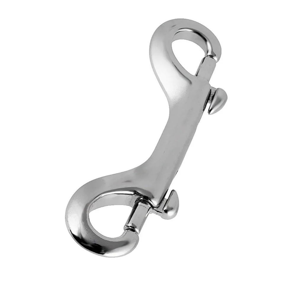 316 Aço inoxidável Double End Parafuso Snap Hook, Marine Grade, Double Ended Snaps, Clipes de Mergulho, Chaveiro, Pet Chains, 115mm