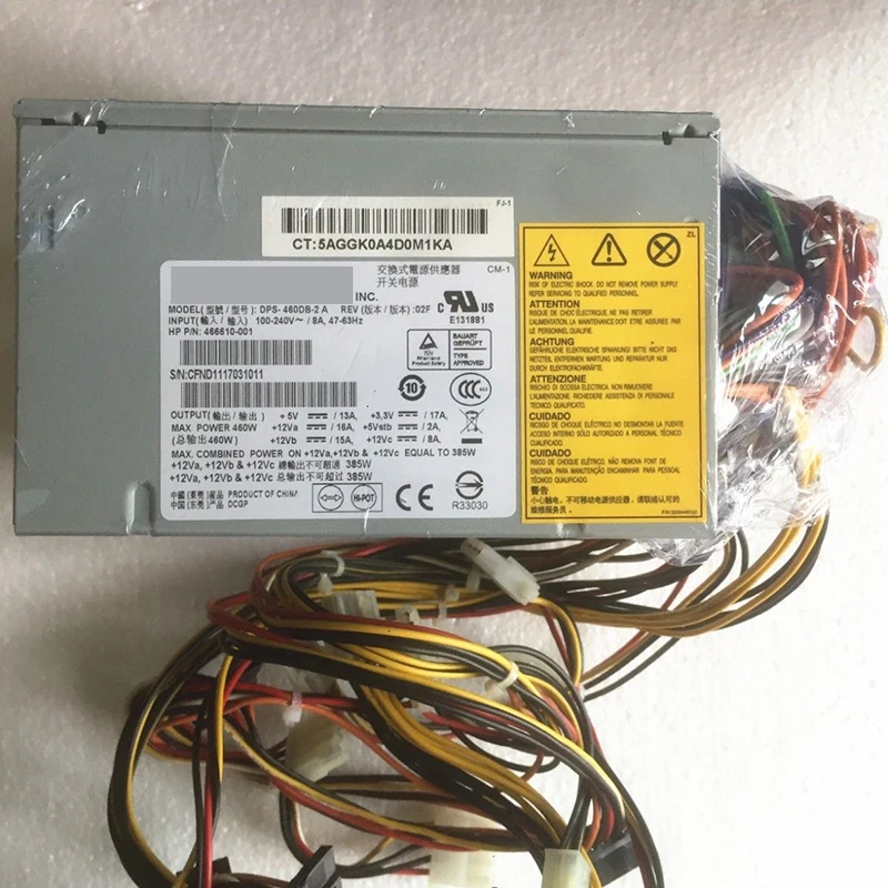 

For HP ML150G6 ML330G6 Server Power Supply 466610-001 519742-001 385W Psu