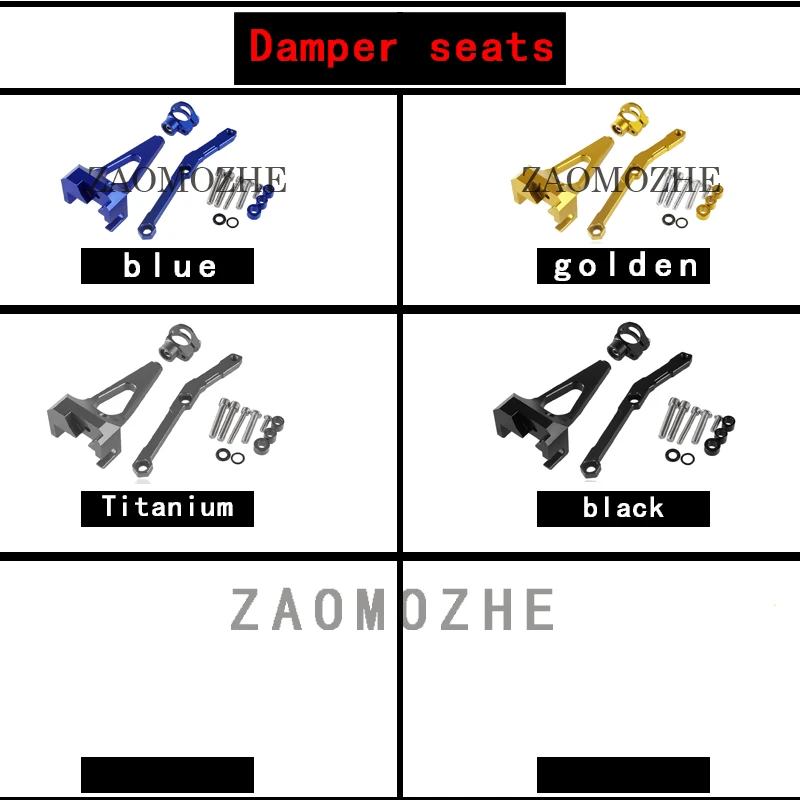 Aluminiowy CNC do motocykla ze stopu stabilizator tłumik kompletny uchwyt montażowy dla yamaha MT09 MT-09 2013 2014 2015 2016 2017