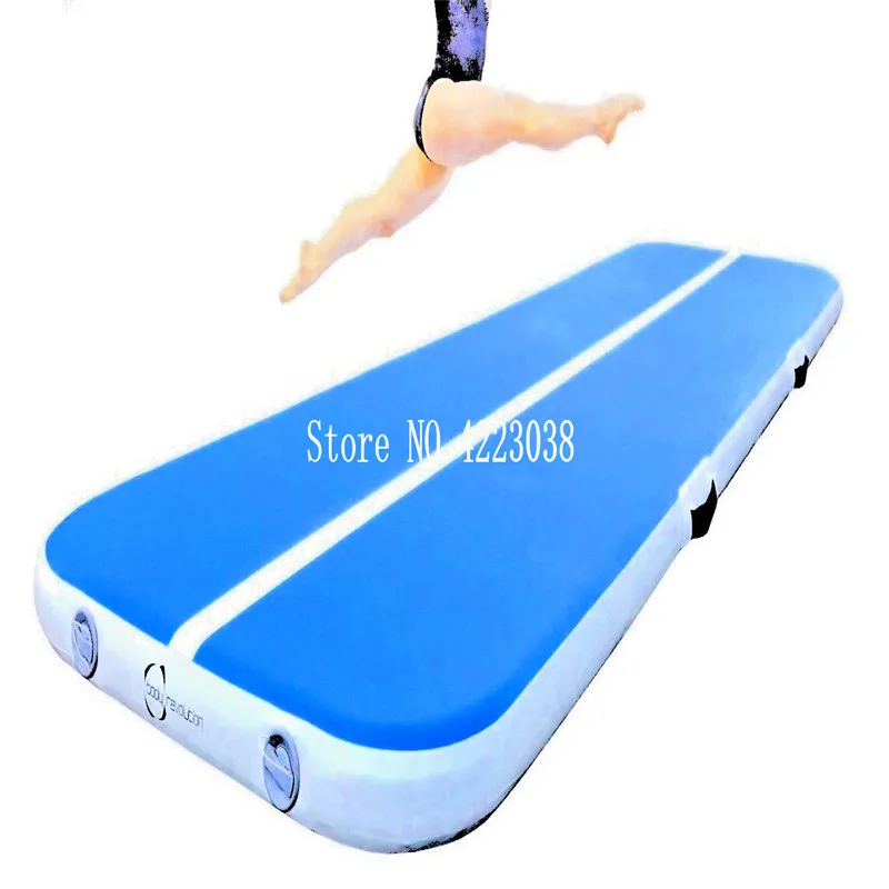 Free Shipping Free Pump 6x1x0.2m Inflatable Air Track Gymnastics Tumbling Mat Air Floor For Home Use, Beach, Park