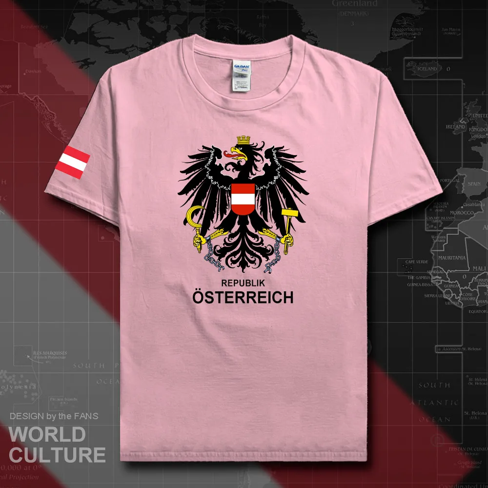 Austria men t shirts Austrian 2018 gyms nation team 100% cotton jersey t-shirt meeting fitness clothing tees country AT AUT 20