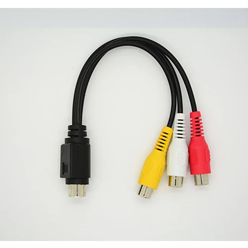 MMI kabel AV 9 PIN S-VIDEO do 3 RCA składnika ADAPTER TV przewód kabel nowy