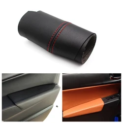 4pcs Microfiber Leather Interior Door Panels Guards / Door Armrest Covers Protective Trim For Toyota Corolla 2014 2015 2016 2017