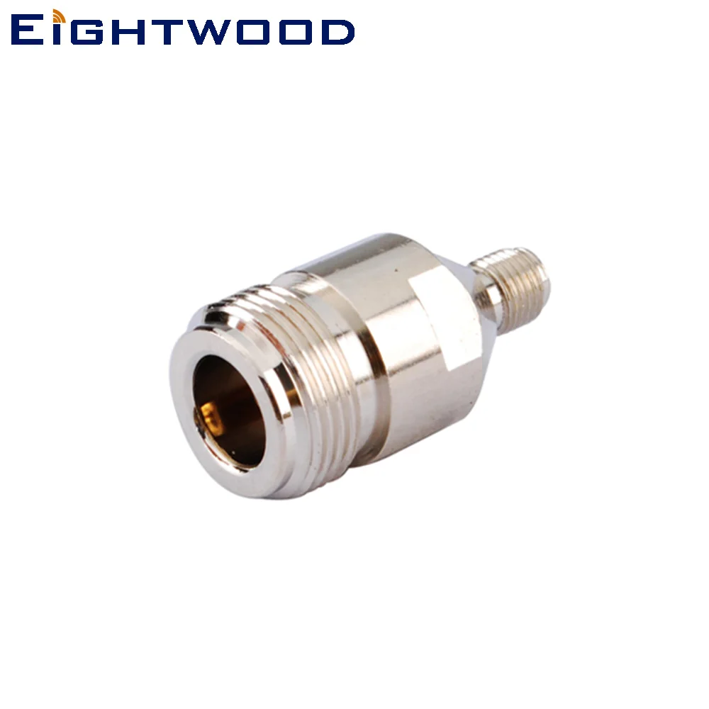 Eightwood N to RP SMA RF Coaxial Adapter N Jack Female to RP SMA Plug Female RF Coaxial Connector Pin to Socket Between Series