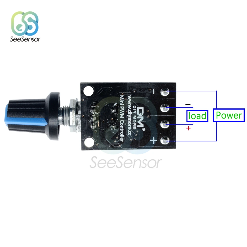 Stepless DC Motor Speed Controller 10A PWM Speed Regulator LED Dimming 5V-16V Led Regulator Switch