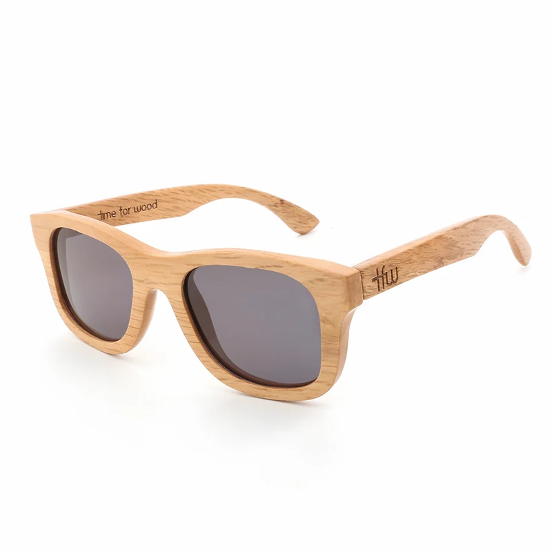 2022 Women Men Wood Bamboo Sunglasses Polarized Lens Retro Vintage Brand Designer