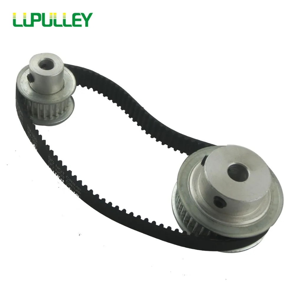 

LUPULLEY HTD Timing Belt Pulleys 3M 75T 15T Teeth Receleration (5:1) Engraving Machine Parts With htd 3m-306 Belt