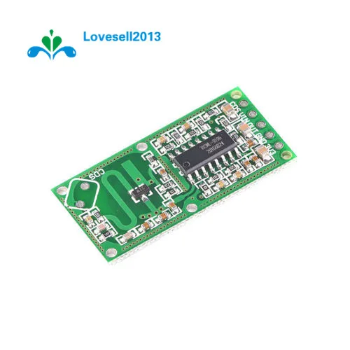 With The Penetrating Detection Capability 5Pcs RCWL-0516 Microwave Radar Sensor Human Body Induction Switch Module Output 3.3V