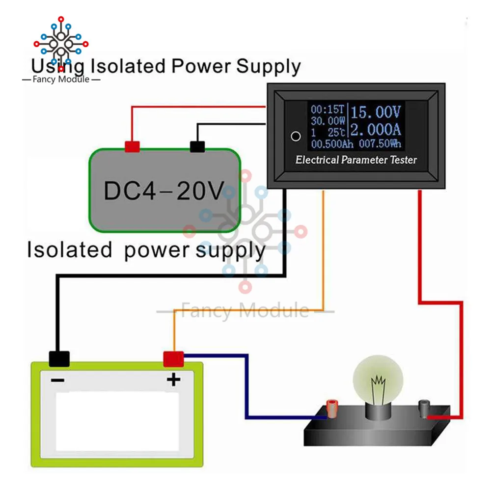 7 in1 33V 10A OLED Tester multifunzione tensione tempo corrente capacità temperatura voltmetro amperometro misuratore elettrico 0-33V