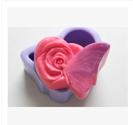 

Бесплатная доставка, силиконовая форма для мыла в виде бабочки, розы, форма для украшения торта, форма для торта, форма для мыла ручной работы