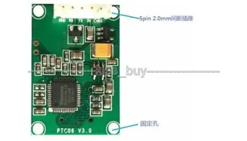 Módulo de cámara JPEG Micro Serial PTC06, interfaz CMOS TTL / UART de 1/4 pulgadas para AVR 51 STM32, imagen de control de vídeo VC0706 QVGA