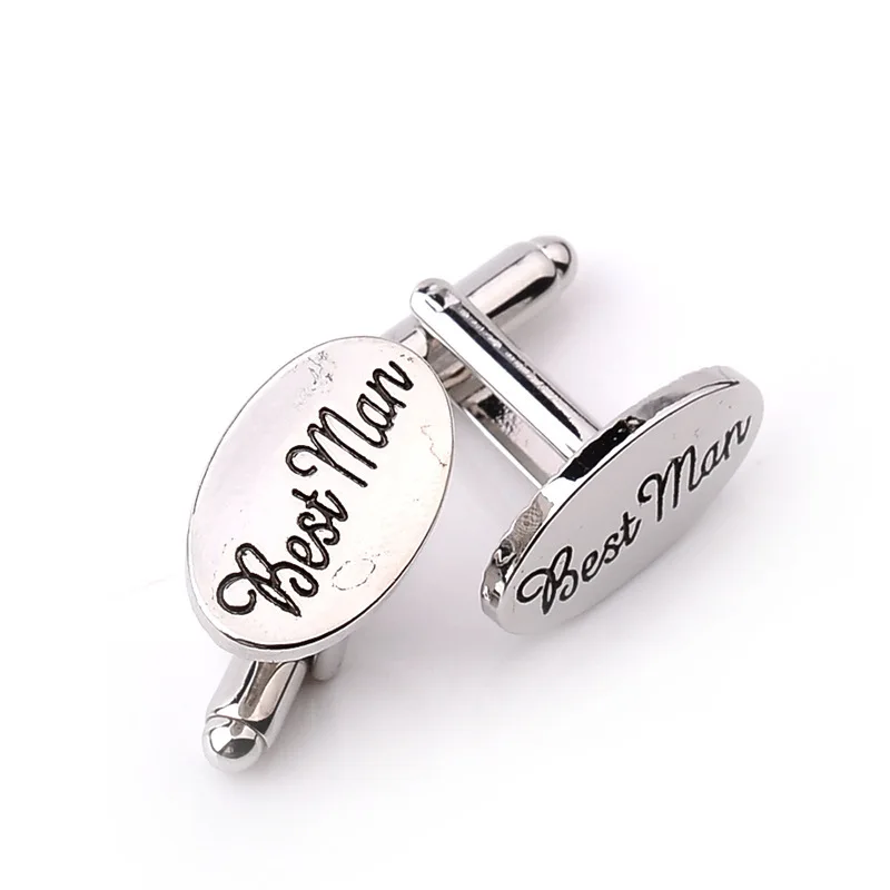 New wedding role letter cufflinks personality name groom men, friends forever, meet brother, groom, Brother of the Bride cuff