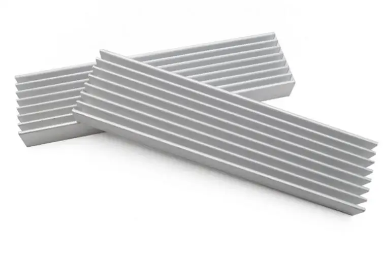 

240mm*76mm Aluminium Heatsink LED Heatsink For High Power Aquarium Lamp Cooling 1pc