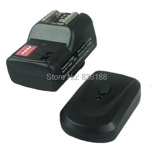 JINTU PT-16 16 Channel Wireless Remote Camera Flash Trigger W/2 Receiver for NIKON D3200 D7500 D5500 D5600 D3400 D90 D80 D60