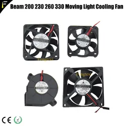4pcs/lot Stage Beam Head Moving Light Cooling Fan 200w/230w 5r/7r Lamp Cooling Blower Nail Fan 12v24v