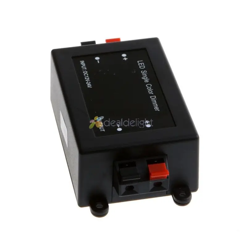 DC12V-24V 8A Single Color LED Dimmer RF 3Keys Wireless Remote Controller Switch For 5050 3528 Single Color LED Strip Light