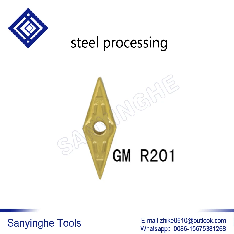 VNMG160408-TM M252 VNMG160408-GM M252 VNMG160408-GM R201 VNMG160408-PZ M225 10pcs/lots cnc carbide turning inserts for steel