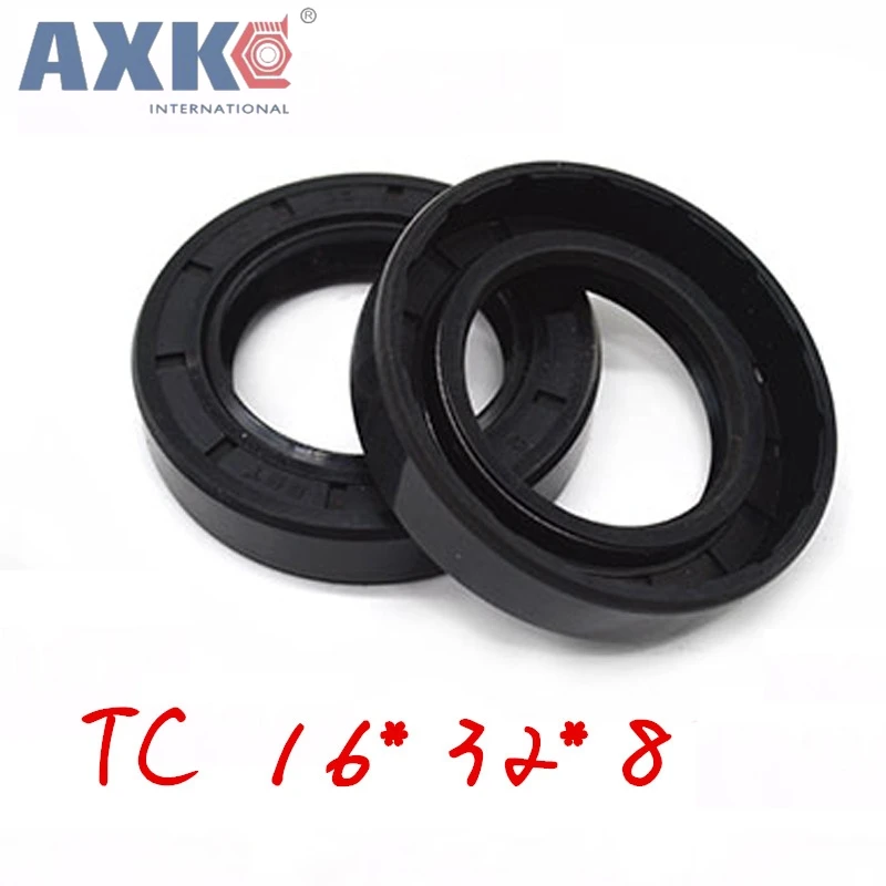 20pcs/NBR Shaft Oil Seal TC-16*32*8 Rubber Covered Double Lip With Garter Spring/consumer product