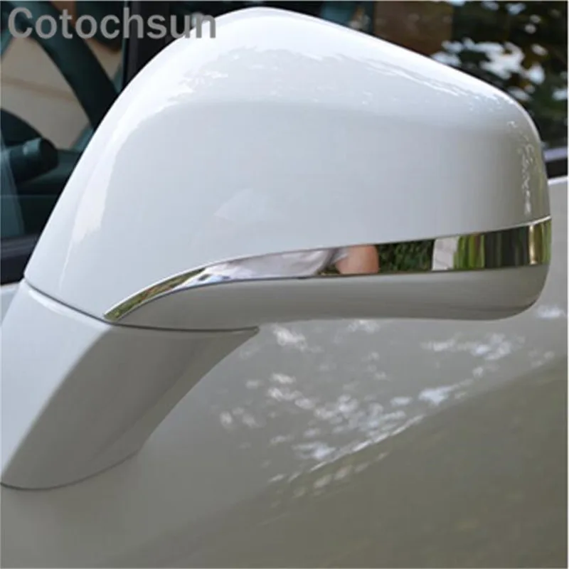 Cotochsun Car styling Rearview Mirror Sticker Bull Bar Trim Exterior Decoration Fit For Opel Mokka BUICK ENCORE 2013-2019