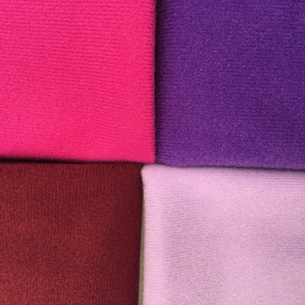 ZYFMPTEX Purple Series Fleece Fabric Tilda Plush Cloth for Stuff Toys Dolls Sewing Knitted Velvet Loop Fabrics can Hook Tissue