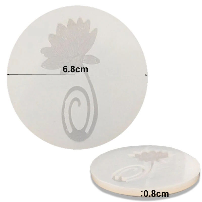 Byjunyeor Lotus Manual  Epoxy UV Resin Silicone Mold Fondant Mould Candy Craft Chocolate Silicone Mold Decorating M585